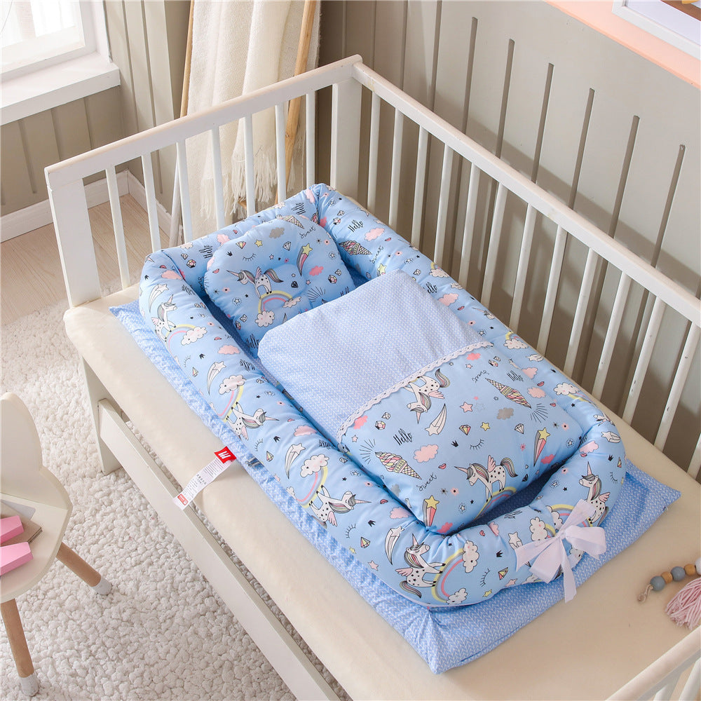 Foldable Anti-Pressure Baby Crib