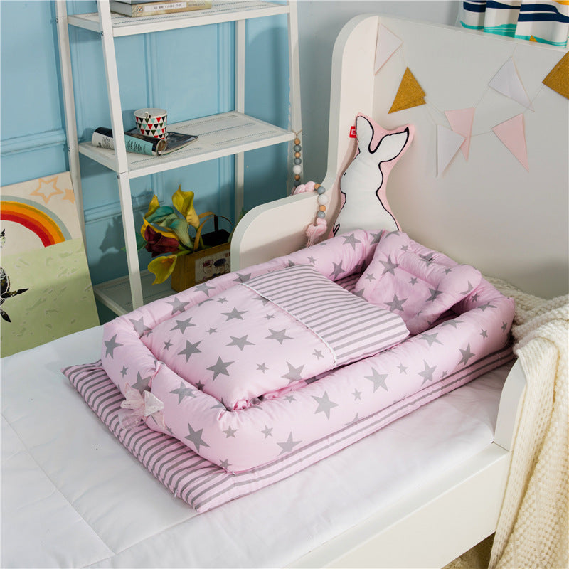 Foldable Anti-Pressure Baby Crib