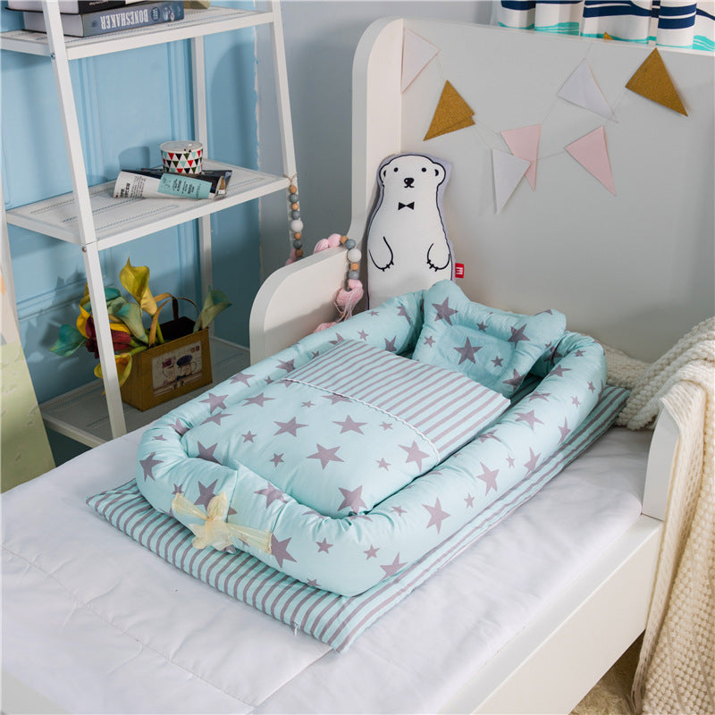 Foldable Anti-Pressure Baby Crib