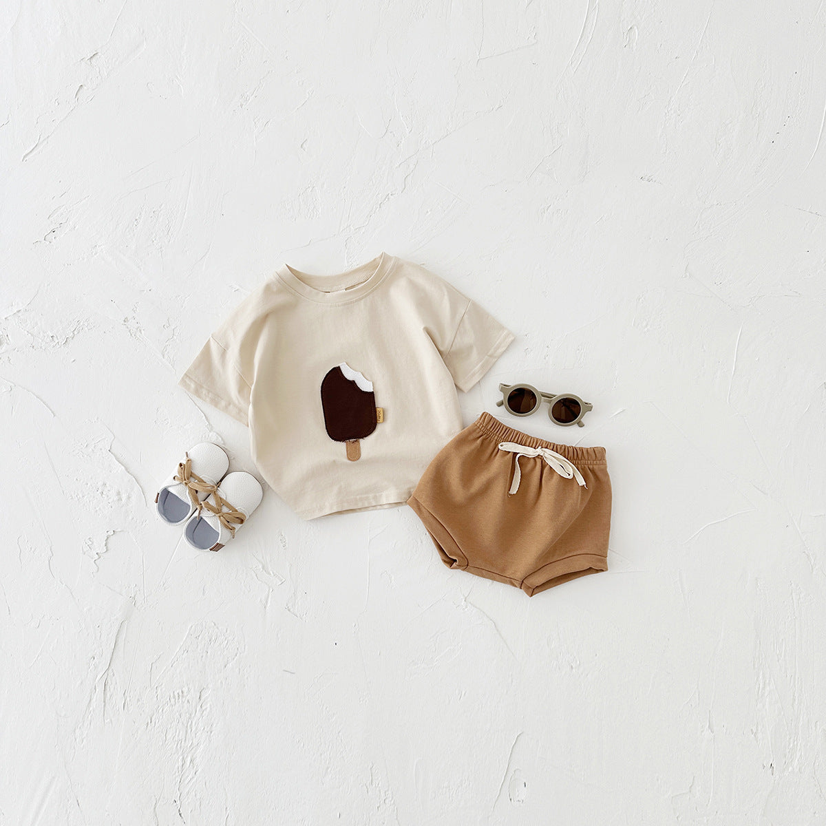 Girls Casual Short Sleeve Suit