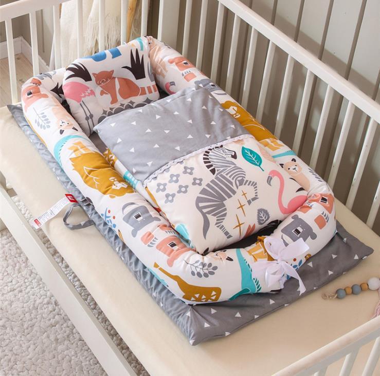 Foldable Anti-Pressure Baby Crib
