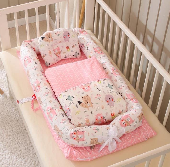 Foldable Anti-Pressure Baby Crib