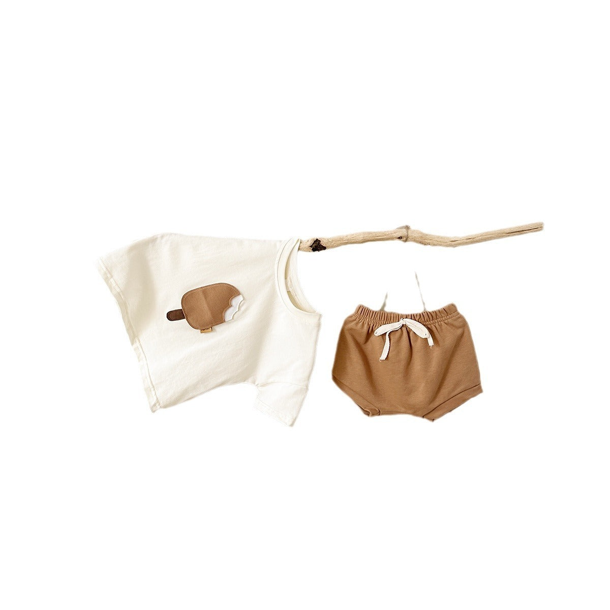 Girls Casual Short Sleeve Suit